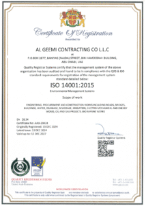 Certifications ISO 14001 2015